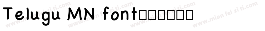 Telugu MN font字体转换